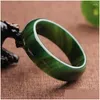 Bangle Send Certificate Green Jade Women Fine Jewelry Accessories Natural Striped Agate Certified Jadeite Bangles Armband Drop Delive Otgcn