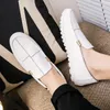 Casual Schuhe Zapatillas Männer Schuh 2024 Herbst Weiße Flache Müßiggänger PU Leder SocialShoe Männlichen Turnschuhe Komfort