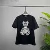 Mens Designer Clothing Famous T Shirt Letter Print Round Neck Short Sleeve Black White Fashion Men Women T Shirts S-2XL#68