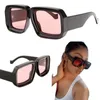 Okulary projektantów mody dobrej jakości sportowe okulary przeciwsłoneczne dla kobiety spolaryzowanej ponadwymiarowa kwadratowa rama senior AFAS de sol shades klasyka FA084 H4