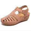 Casual Shoes Women Sandals Bohemian Style Summer For With Heels Gladiator Sandalias Mujer Elegant Wedges