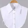 Модная рубашка-стойка, элегантные однотонные аксессуары для одежды с искусственным воротником