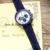 Chronographe SUPERCLONE montre montres poignet de luxe créateur de mode Chaoba hommes ceinture en acier affaires montredelu 24