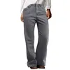 Jeans pour femmes Vintage Long Femmes Blanchi Chic Streetwear Ulzzang All-Match En détresse Simple Hip Hop Quotidien Harajuku Y2k Denim Pantalon