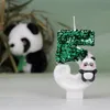 Party Supplies Creative Digital Candles Cute Panda Birthday Cake Candle Atmosphere Scene Decoration