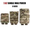 Bags Tactical Magazine Pouch Military 7.62 Single Pistol Mag Bag KYWI Kydex Wedge Insert Mag Belt Malice Clip Airsoft Hunting Gear