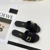 Chanelsandals kanał Chanells męskie kapcie Slapki Sudery sandałowe Sandał Moda Letnia Bezdrocze na plażę swobodne buty płaskie luksusowy projektant Slajd Najwyższa jakość czarna w 6vck