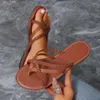 Slippers Women Fashion Casual Round Toe Ladies Open Comfort Spring Summer Party Sandals Plus Size 36 - 43