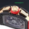 RM Watch Kalendarz biznesowy zegarek RM011 Automatyczna mechaniczna seria zegarków Chronograf RM011 Data wyświetlania Miesiąc Wyświetlacz Tabela Chronograph