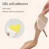 2 Pairs Gel Forefoot Insert Women High Heels Cushion Pads Antislip Foot Pain Relief Half Insoles Round Toe Shoe Inserts 240321