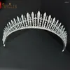 Pinces à cheveux A165 mariée diadème diadème femmes accessoires diamants fête couvre-chef coiffure de mariage anniversaire de mariée Crownhair ornement