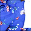 Kobiety bluzki koszule Birdtree Real Silk Crepe de Chine koszula Kobiety Wstążki Streamery kwiatowy Elegancki temperament 2024 Summer T416 Otwek