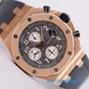Famous AP Wrist Watch Epic Royal Oak Offshore Series 26470 Mens Rose Gold Watch Automatic Machinery Swiss Famous Watch Luxury Sports Watch Diameters 42mm