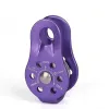 Zubehör KletterrolleFixedSideplate Single SheavePulley Outdoor Survival Tool High AltitudTraverseTransportingEquipmentClimbing Accessories