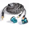 Mobiltelefonörlurar Yincrow RW-2000 Metal Huvudvorn 15mm Dynamic Driver Unit HIFI i öronhörlurar 2,5 mm/4,4 mm Balanserad MMCX IEM RW-1000 PK1 PK2 ST-10S Q240321