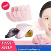 Ansiktsmassager 100% Natural Rose Quartz Massager Jadeite Stone Guasha Scraper Facial Slimming Skin Care Massage Ansikt Neck Body Guasha 240321