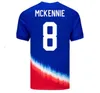 USA Soccer Courseys 2024 Copa America Men Men Woman Kids Kit 24 25 Home Home Away Football Derts Men Player Version Pulisic Smith Morgan Balogun Musah McKennie Adams