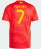 24 25 Espana Euro Maillot de Football PEDRI LAMINE YAMAL PINO MERINO SERGIO M.ASENSIO FERRAN HERMOSO REDONDO CALDENTEY RODRIGO Hommes Enfants et Maillot de Football 888