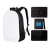 School Bags Sublimation Blank Schoolbag Student Backpack Bag Children Kids Polyester Black Travel Storage For Heat Transfer Print
