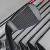 CGB Max Golf Irons Ustaw 9 komputerów (4,5,6,7,8,9, P, A, S) lub indywidualne żelazo golfowe 7 dla mężczyzn praworęcznych golfistów - (regularny) czarny