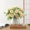 Dekorativa blommor 1st Artificial Peony Bouquet Suitabel For Picnic Living Room Decoration Ake Wedding Engagement Decor
