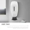 Liquid Soap Dispenser 2Pcs Plastic Automatic Drip Trays Professional