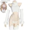 cosplay Anime Costumes Gotoh Hitori role-playing anime BOCCHI THE ROCK COME Womens sexy white sweater tight fitting bunny girl uniform Halloween arrivesC24321