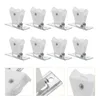 Curtain 8 Pcs Shutter Pulley Accessories Window Roman Blinds Hardware Iron Shade