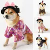 Dog Apparel Pet Clothes Stylish Clothing Set With Fastener Tape For Dogs Comfortable Outfits Cats Spring Summer Supplies