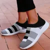 Casual Shoes Women Mix Color Summer Sneakers Elastic Breathe Sport Sneaker Female Flat Sports Tennis For Lady