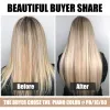 Extensions Fusion Keratin Bond Echthaarverlängerungen, Kapsel, U-Nagelspitze, echtes Remy, vorgebundenes Haar, Platinblond, 16 Zoll, 18 Zoll, 20 Zoll, 22 Zoll, 0,8 g/Stück