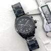Zegarki zegarek męski Automatyczny ruch kwarcowy zegarek 43 mm chronograph zegarki szafir