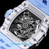 RM Watch Pilot Watch Popular Watch RM35-03 White NTPT Men's Fashion Leisure Business Sports Machinery RM3503 Watch