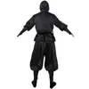 cosplay Anime Costumes Japanese Sarai Set Black Ninja Role Play Comes Assassin Costume Mens Halloween Carnival ComesC24321