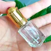 Vorratsflaschen 500 teile/los 3 ml Leere Quadratische Glas Ätherisches Öl Rolle Auf Flasche DIY Hochwertigen Comestic Toner Nachfüllbare Behälter