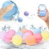 Vattenballonger återanvändbara påfyllningsbara vattenballong snabbfyllning självförsegling vattenbomb stänk bollar för barn simning fight pool