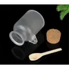 Frosting Stopper Bottles Cork Portable ABS Bath Salt Powder Containers Reusable Bathroom Gadgets Empty Separate Jars room