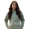 Confortável conjunto de jogger com capuz moderno velo Athleisure desgaste feminino inverno com capuz agasalho lounge em estilo com