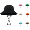 Chapeau seau de plage Bob de luxe, chapeau de styliste à large bord pour Couple, vente en gros