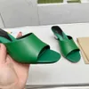 Sommer-Slipper für Damen, G-Slides, Damen-Hausschuhe mit hohen Absätzen, Marken-Designer-Sandalen, flacher Absatz, modisch, vielseitig, Leder, lässig, bequem, Flip-Flop, Größe 35–43