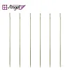 Needles Angels 144pcs 9cm I Shape Straight Weft Needles Threader Sewing/Weaving Needles for Hair Extensions Human Hair Weft Weaving Tool