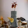 Vasen Totem Vase Ornamente Blume dekorative Dekor Tisch für Gärten Balkone Arbeitszimmer und