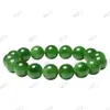 Pulsera de joyería de diseñador, pulsera de cuentas de Jade verde de cadena de mano Natural de cristal de alta calidad de lujo, cuentas delicadas