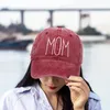 Ball Caps Mom Embroidered Baseball Hat Sun Visor Mother's Day Gift Breathable Women Cap For Gardening Poolside Backpacking