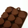 Baking Moulds Heart-shaped Chocolate Molds Silicone Food Grade Non-stick Cake Design Candy Mold SILICON 3D Kitchen Gadget DIY