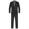 Mens Suits Blazers Men Gentleman Suit 2Pcs Formal Uniform Long Sleeve Lapel Blazer Jacket With Pants Office Meetings Business Party Dr Otagr