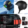 Casques de ski Copozz Marque Snowboard Casque Sécurité Integrallymolded Respirant Hommes Femmes Skateboard Ski Taille 5561Cm Drop Delivery SPO Ot7Sk