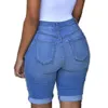 Mulheres denim shorts verão destruído buraco jeans moda casual calças curtas para mulher pantalones cortes rasgados femme ropa mujer 240321