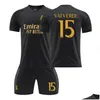 Jerseys 2324 Real Madrid Away 1 Stadionshirt voor kinderen en advertenties Drop Delivery Baby Kinderzwangerschapskleding Childrens Athletic Out Otto3