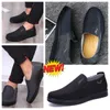 Scarpe GAI sneakers sportive Scarpe in tessuto Uomo Single Business Classic Top Scarpe Casual Suola morbida Pantofola in pelle piatta Scarpe da uomo Nero comfort morbido taglia 38-50